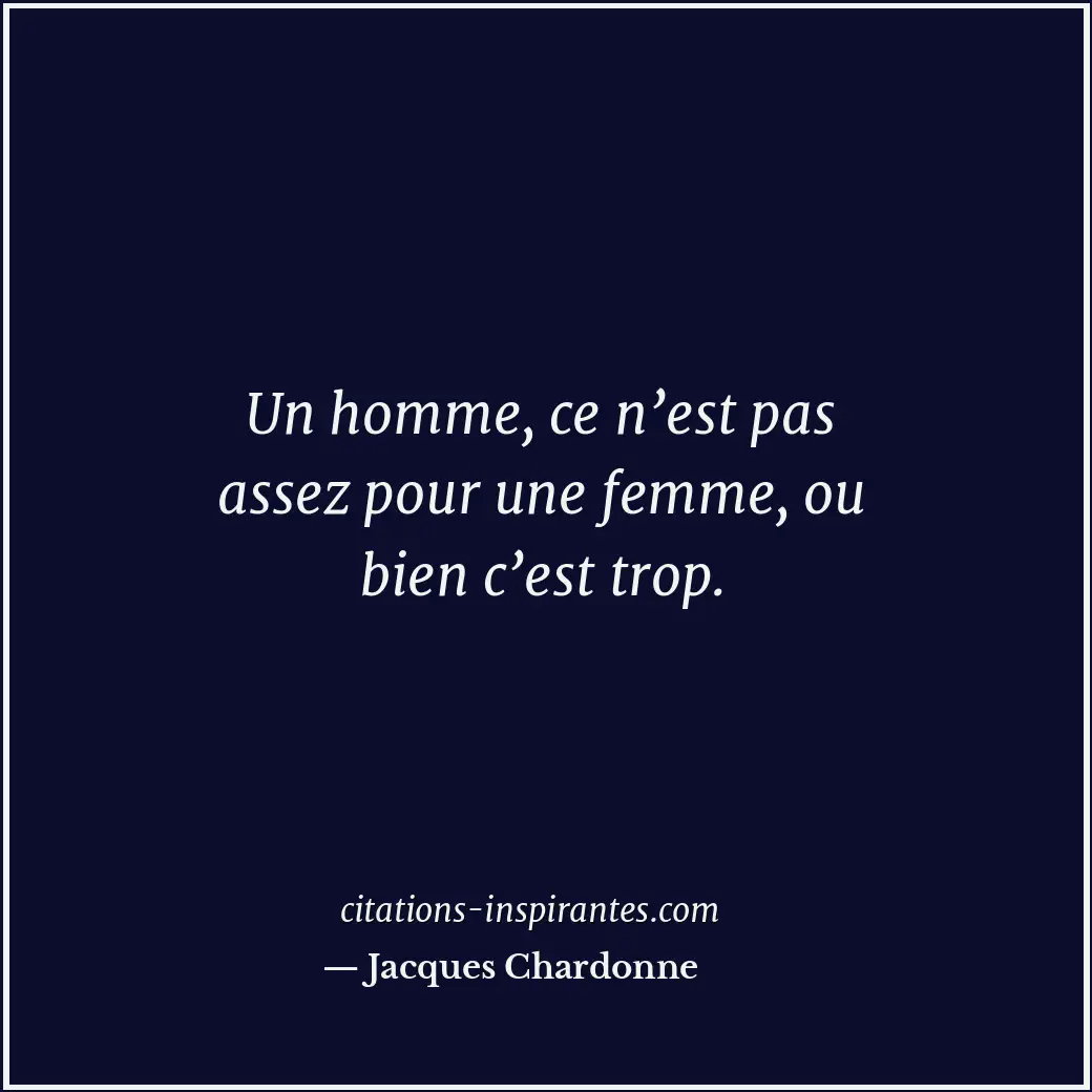 Citation de Jacques Chardonne