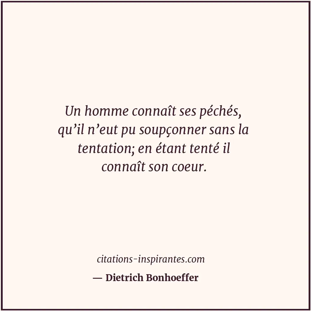 Citation de Dietrich Bonhoeffer