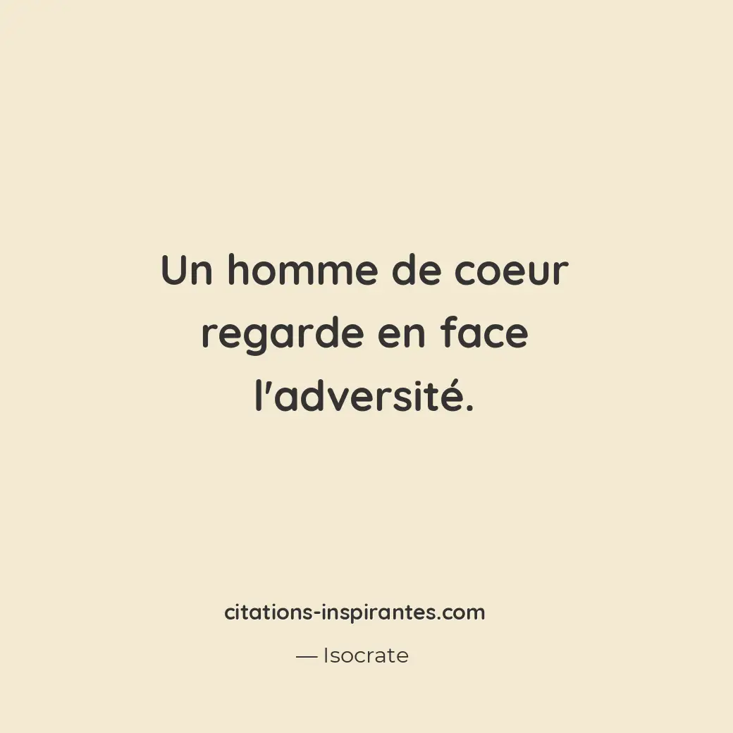 Citation de Isocrate