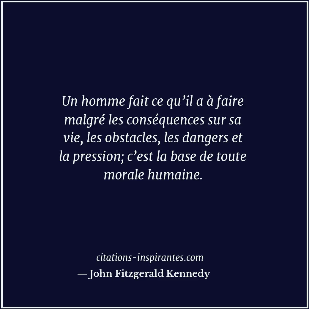 Citation de John Fitzgerald Kennedy