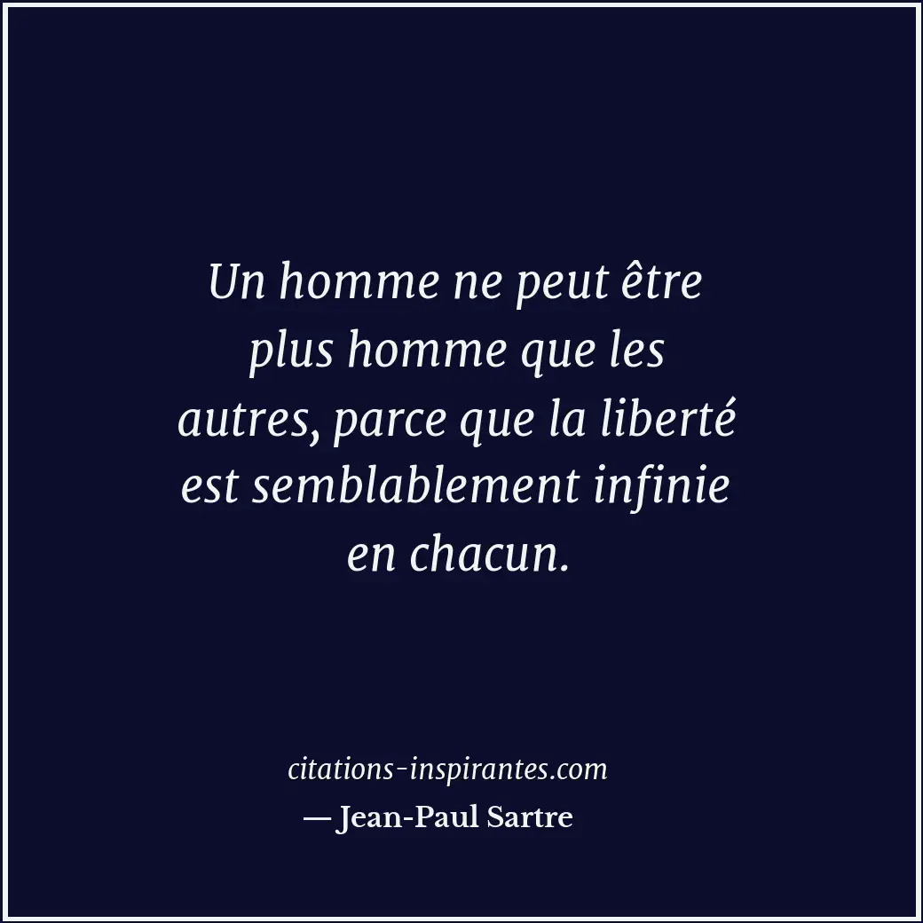 Citation de Jean-Paul Sartre