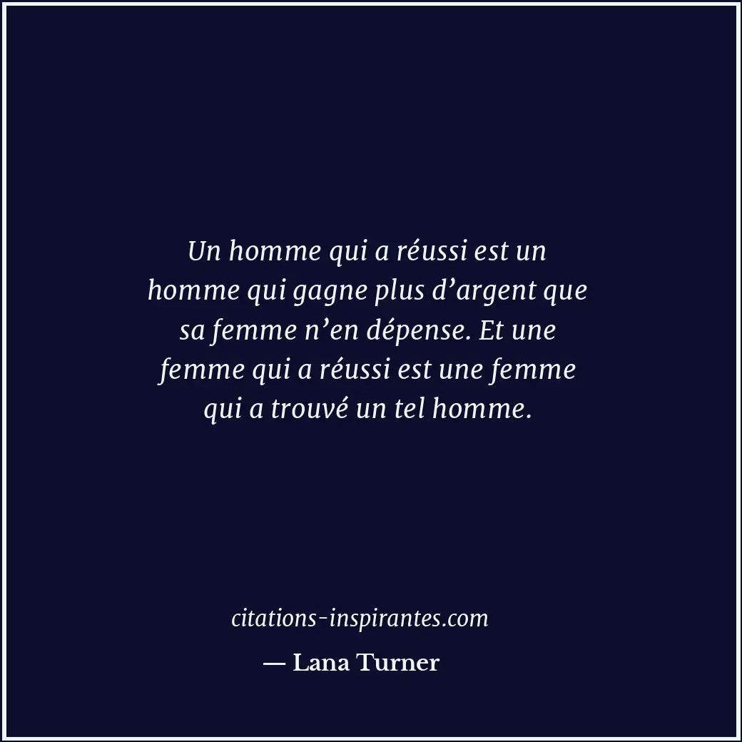 Citation de Lana Turner
