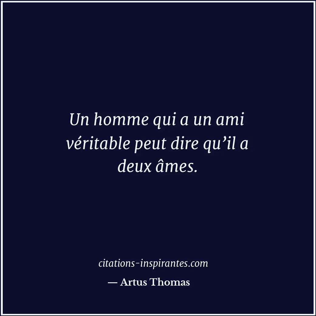 Citation de Artus Thomas