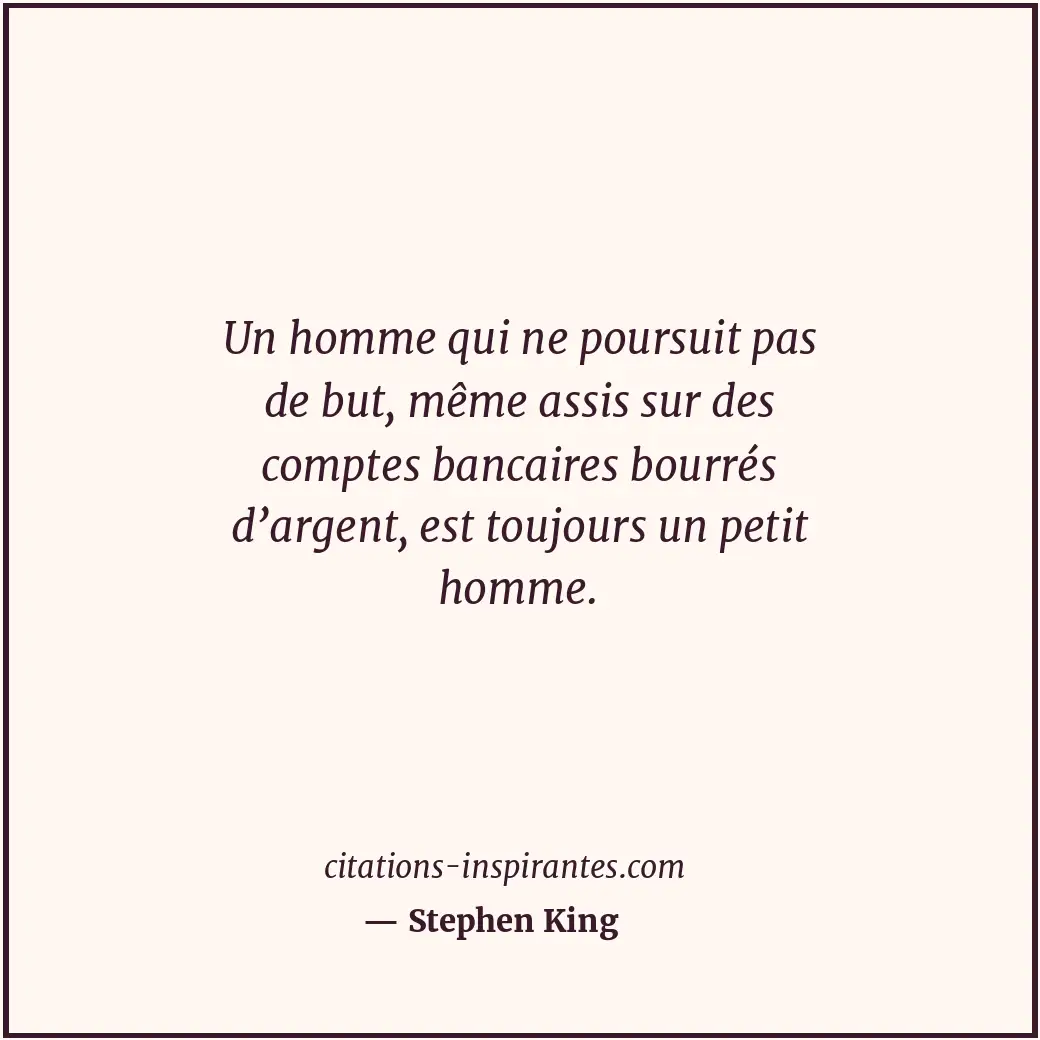 Citation de Stephen King