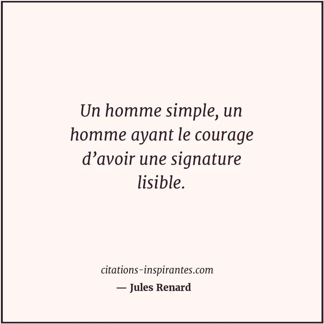 Citation de Jules Renard