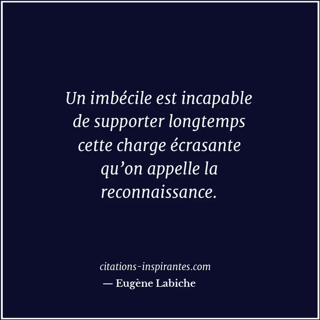 Citation de Eugène Labiche