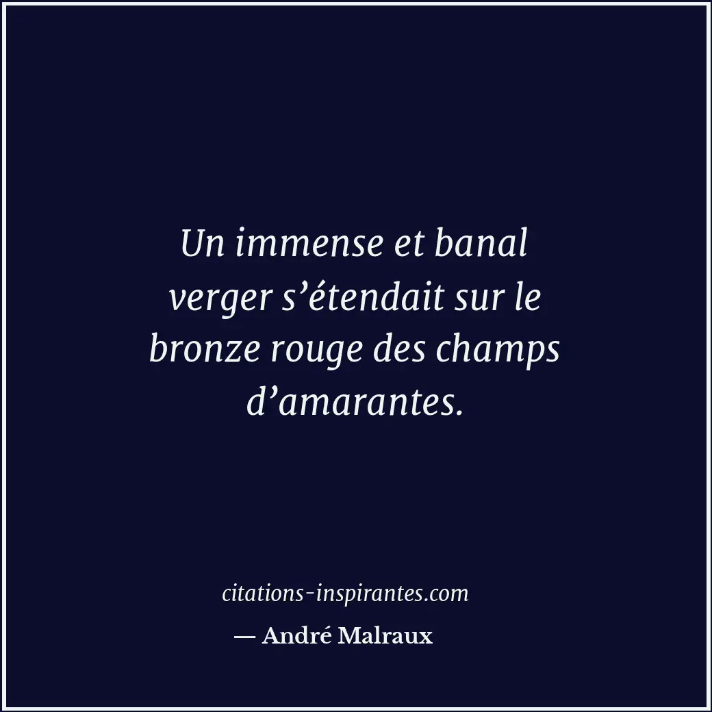 Citation de André Malraux