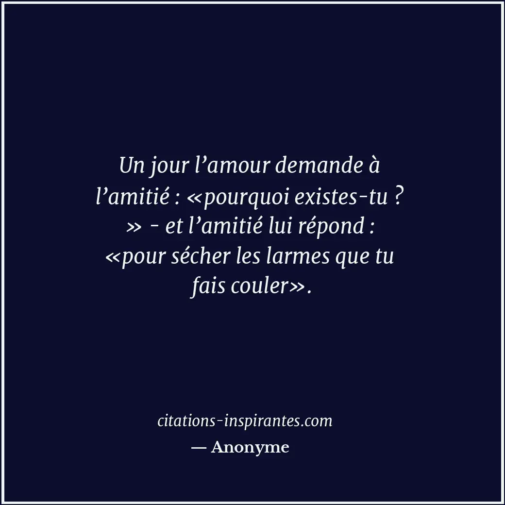 Citation de Anonyme