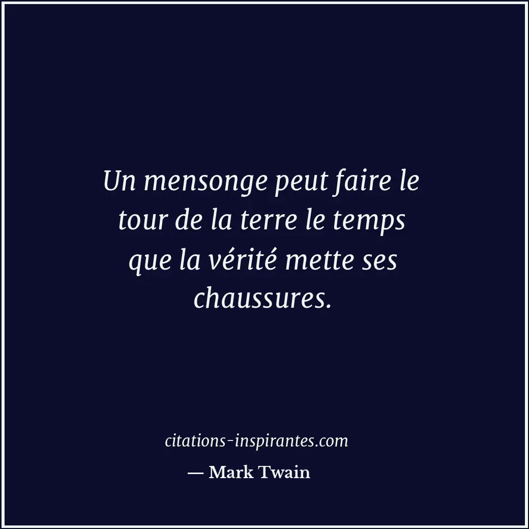 Citation de Mark Twain