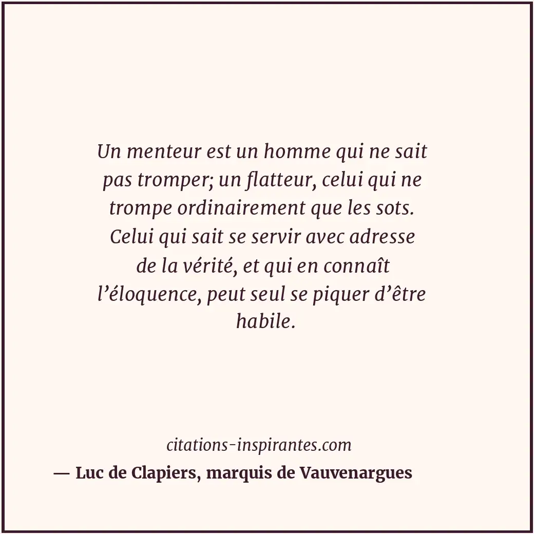 Citation de Luc de Clapiers, marquis de Vauvenargues