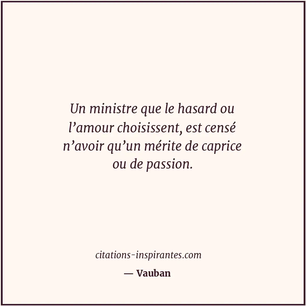 Citation de Vauban