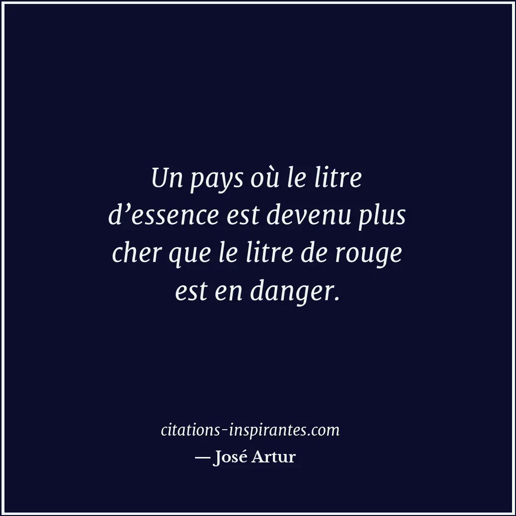 Citation de José Artur