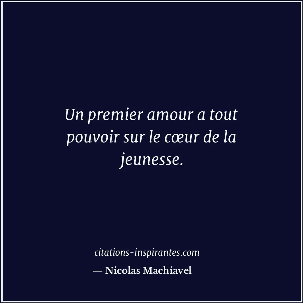 Citation de Nicolas Machiavel