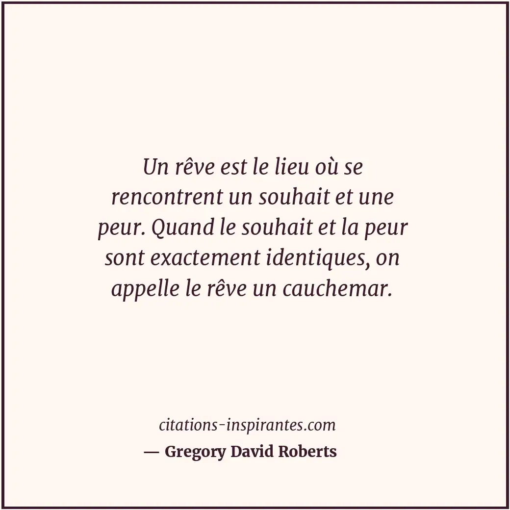 Citation de Gregory David Roberts