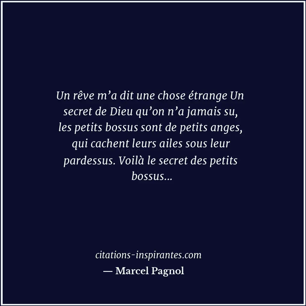 Citation de Marcel Pagnol