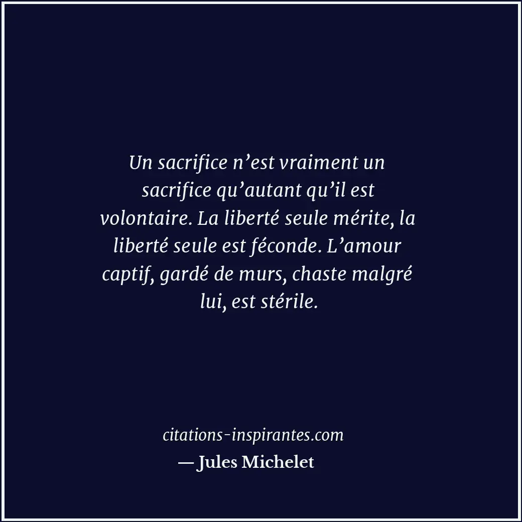 Citation de Jules Michelet