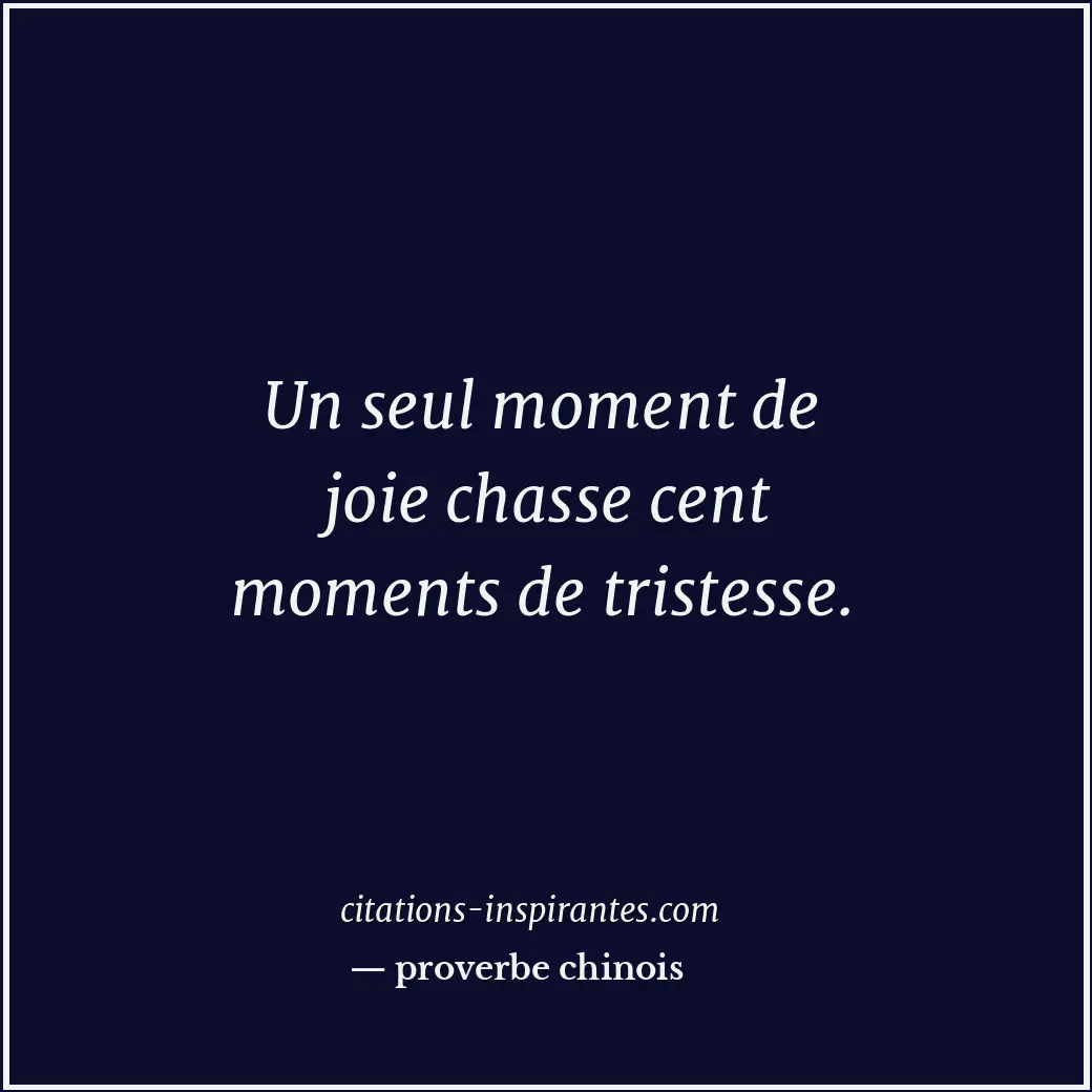 Citation de proverbe chinois