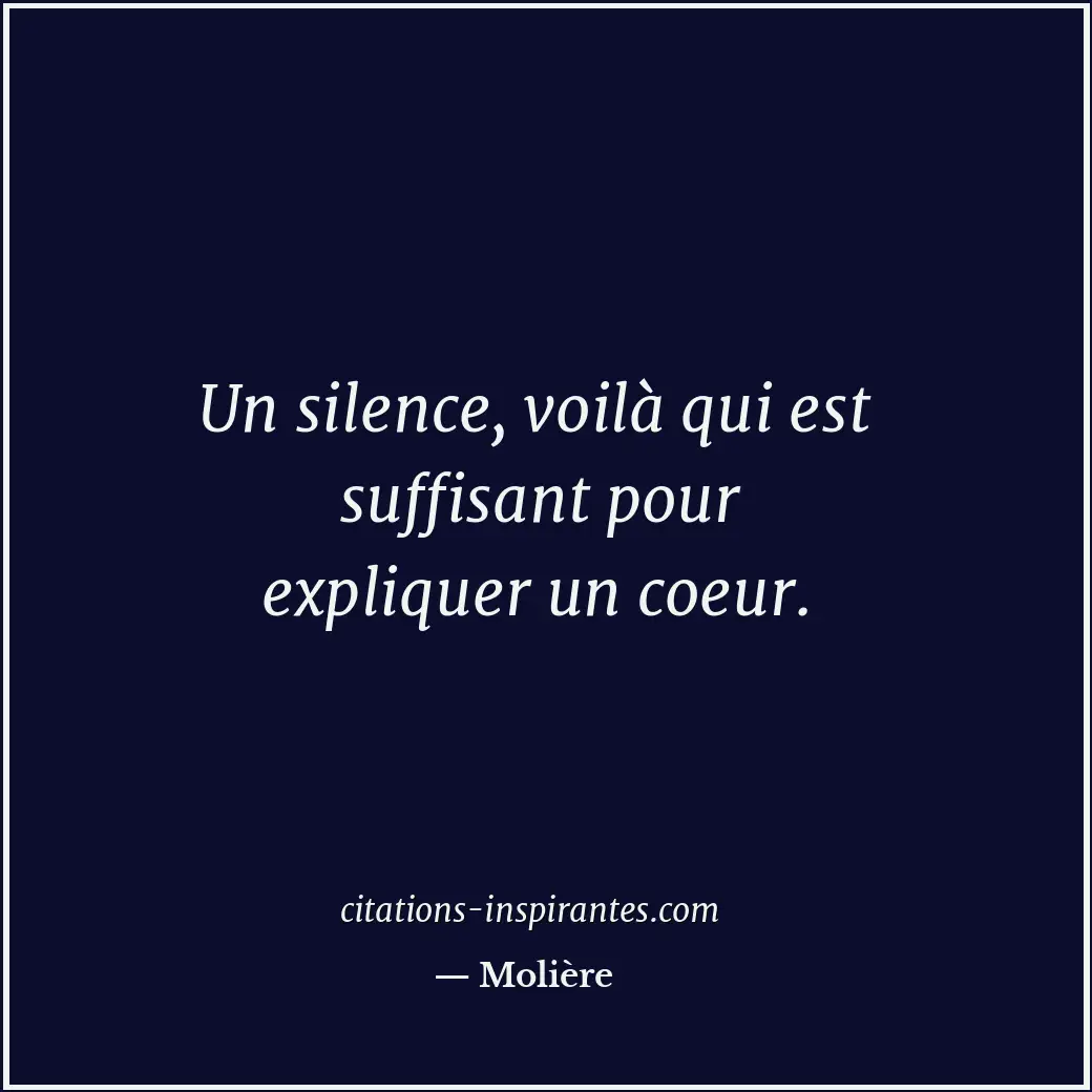 Citation de Molière