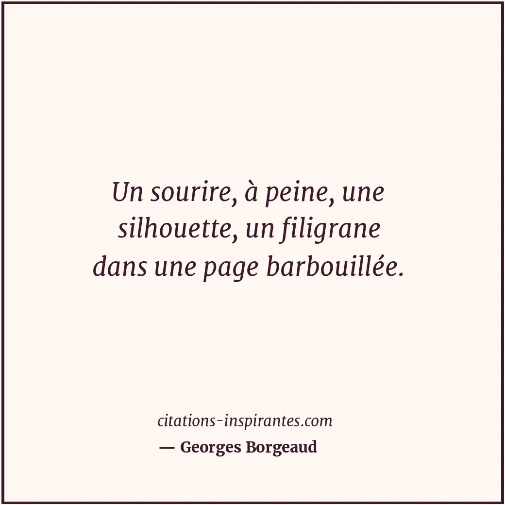 Citation de Georges Borgeaud