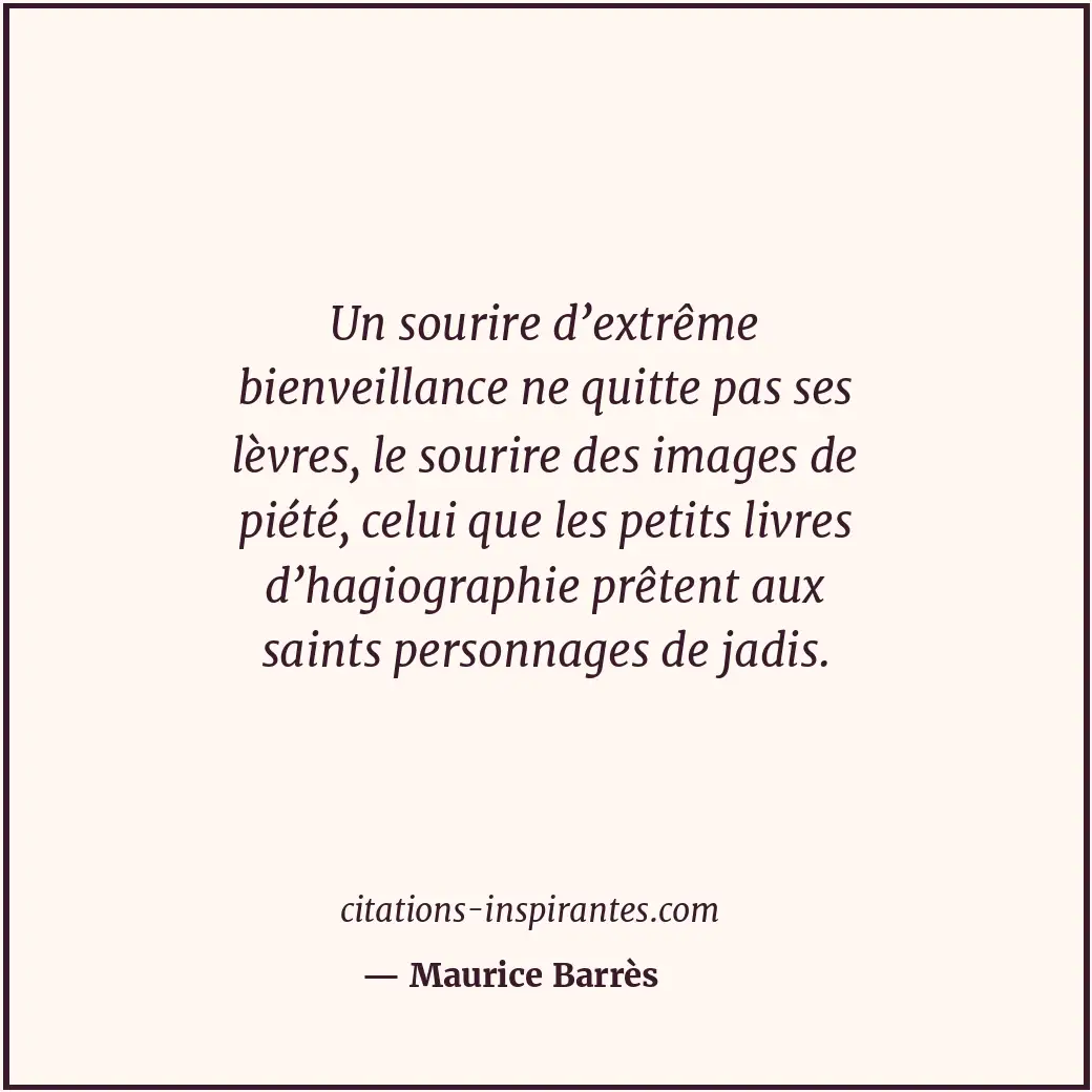 Citation de Maurice Barrès