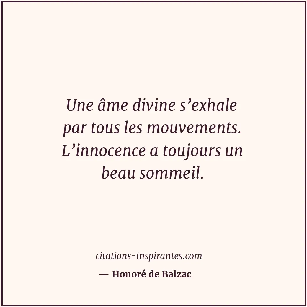Citation de Honoré de Balzac