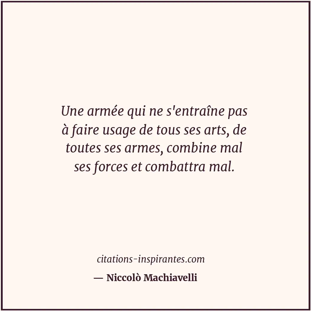 Citation de Niccolò Machiavelli