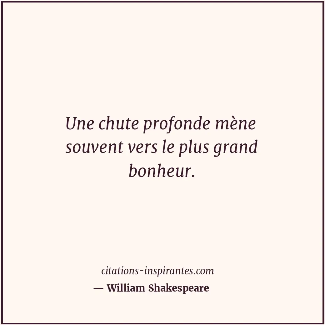 Citation de William Shakespeare
