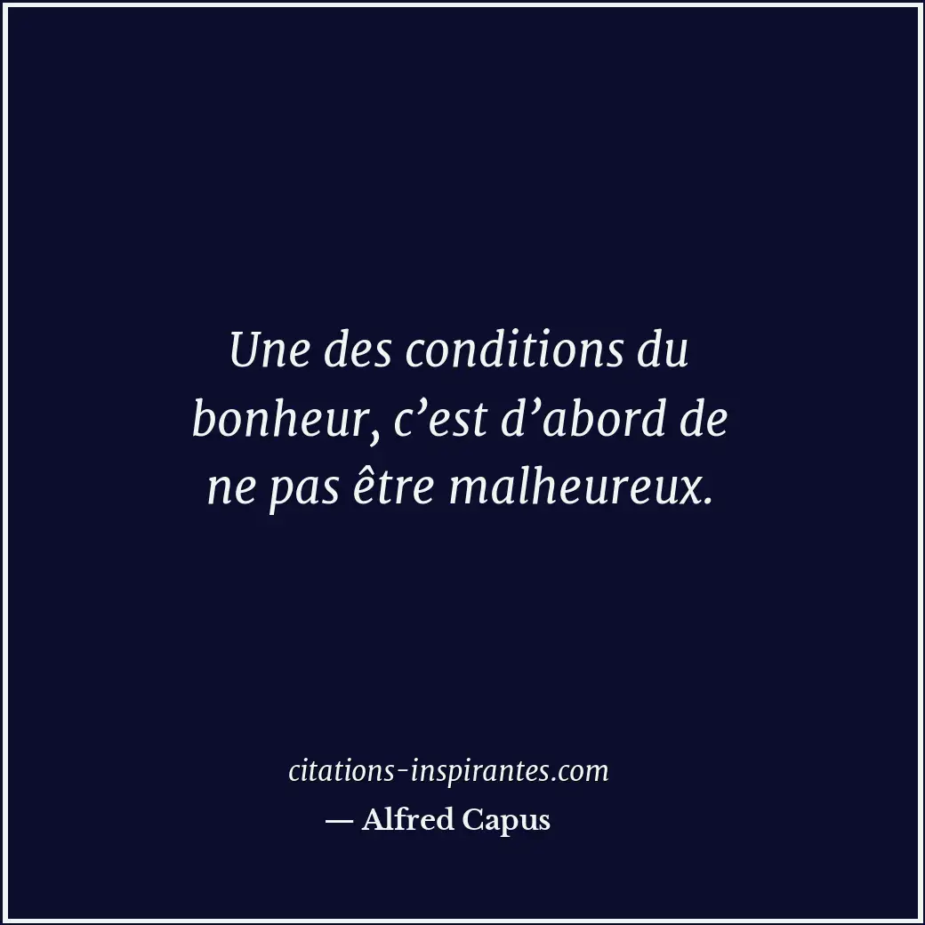 Citation de Alfred Capus