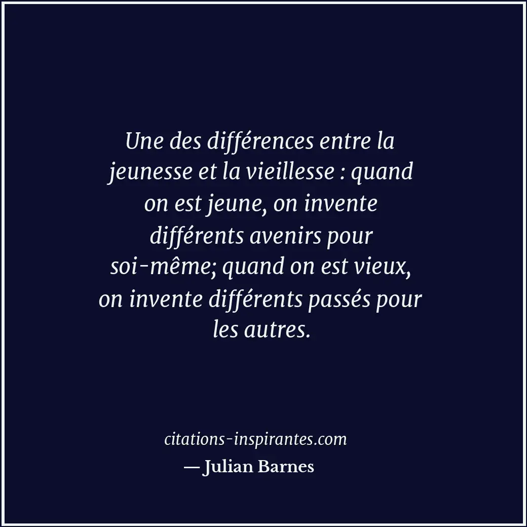 Citation de Julian Barnes