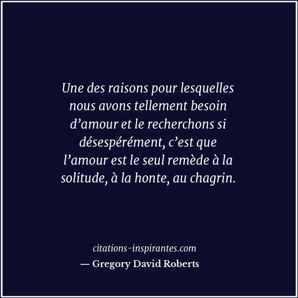 Citation de Gregory David Roberts
