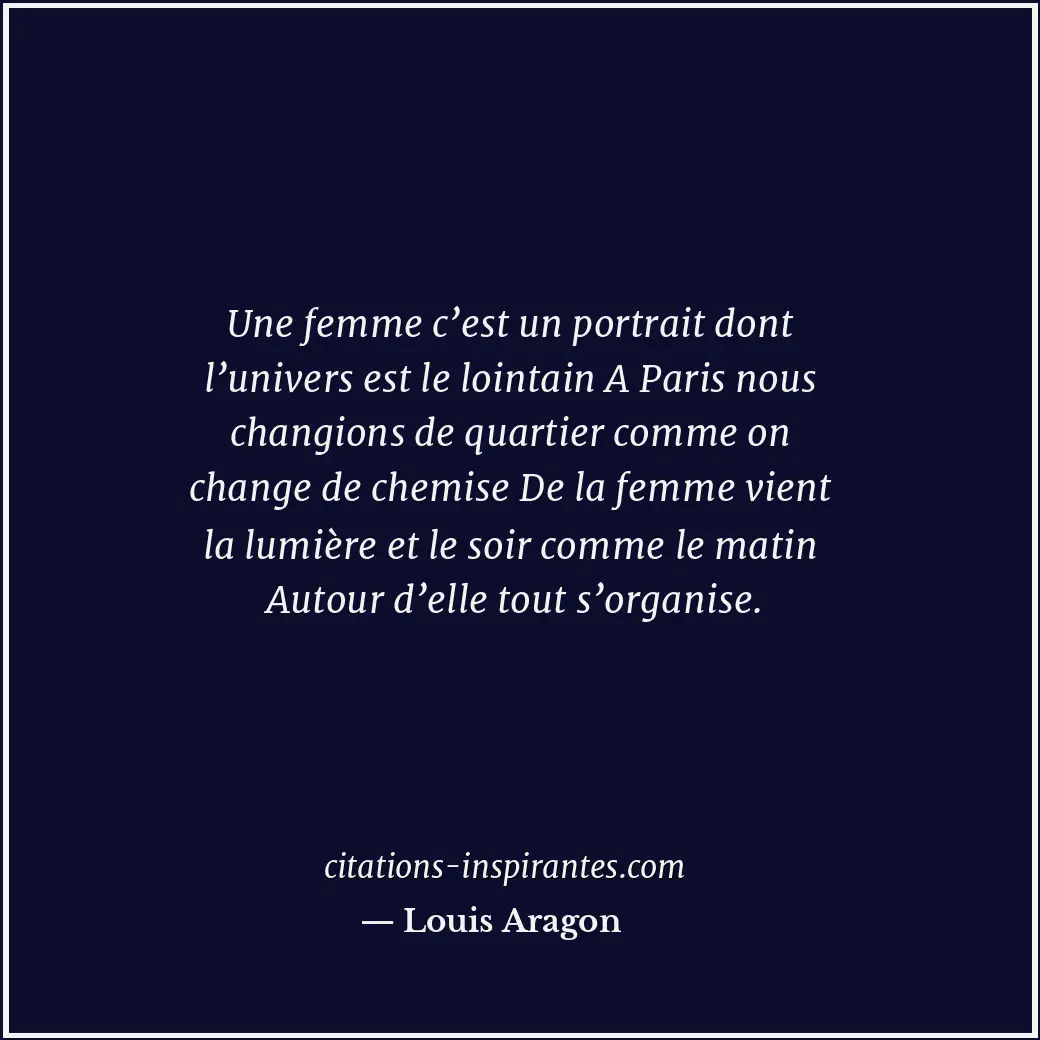Citation de Louis Aragon