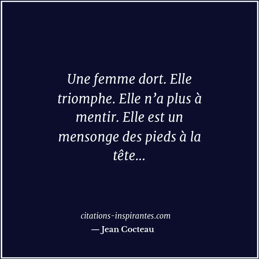 Citation de Jean Cocteau