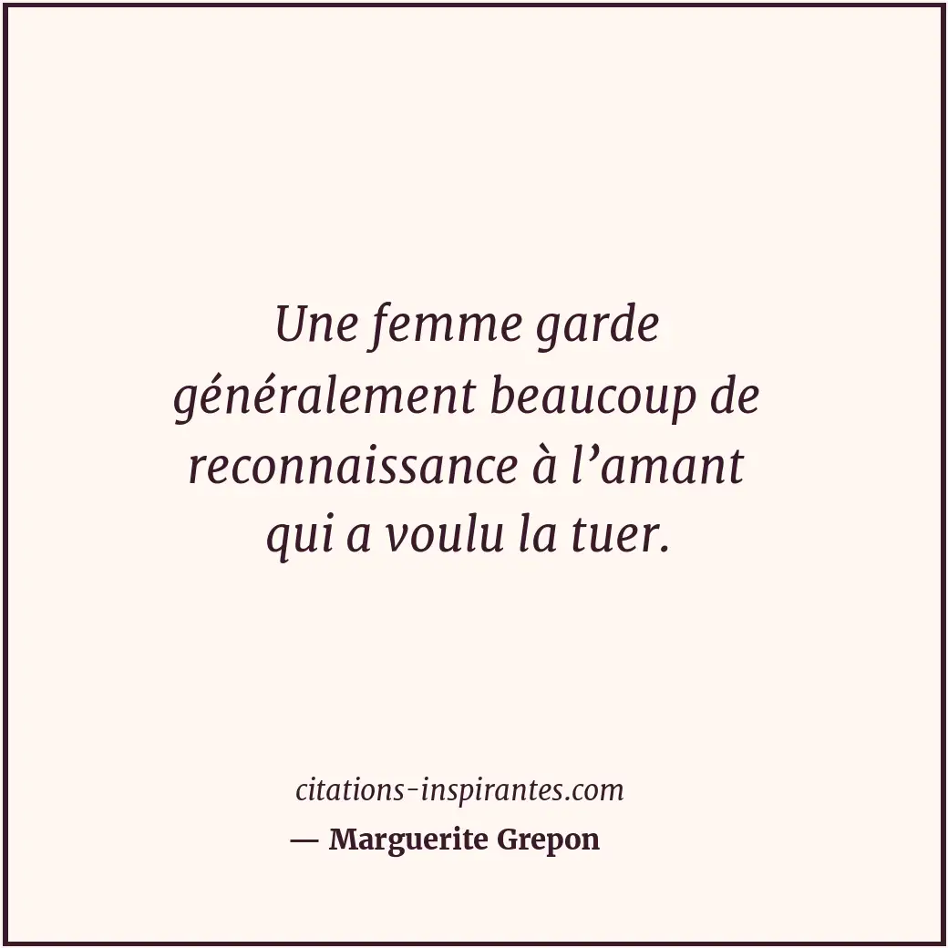 Citation de Marguerite Grepon