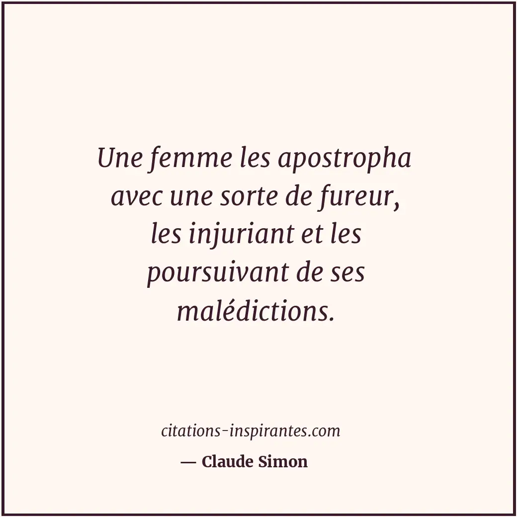 Citation de Claude Simon