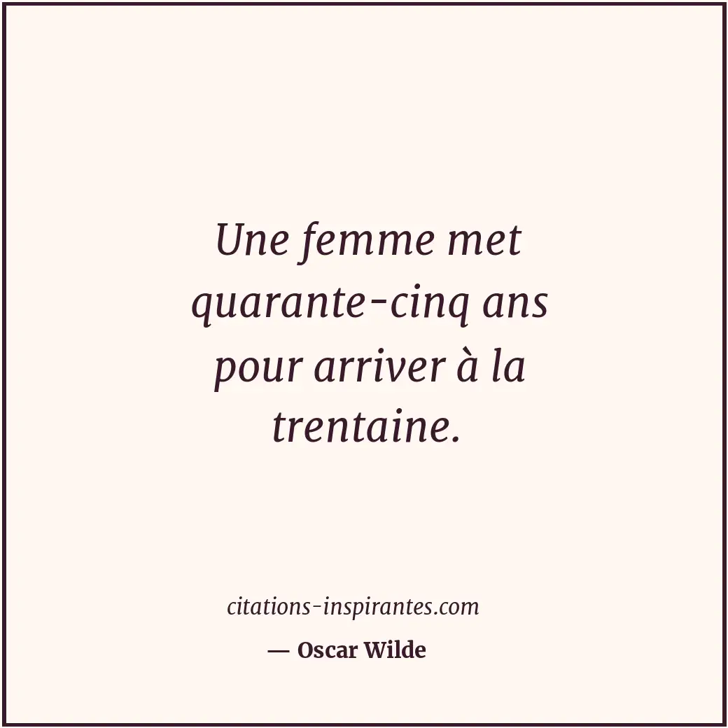 Citation de Oscar Wilde