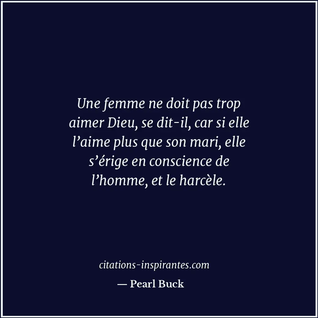 Citation de Pearl Buck