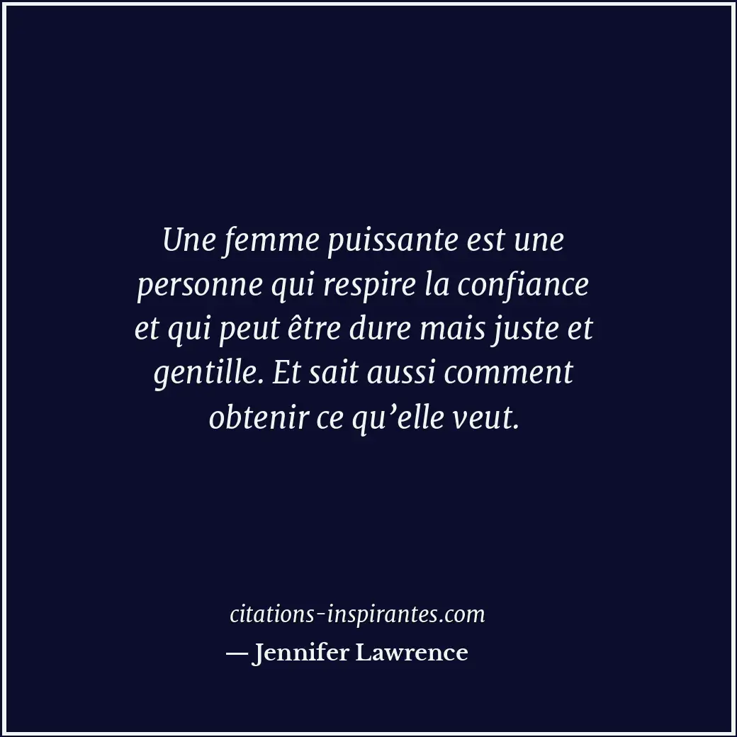 Citation de Jennifer Lawrence