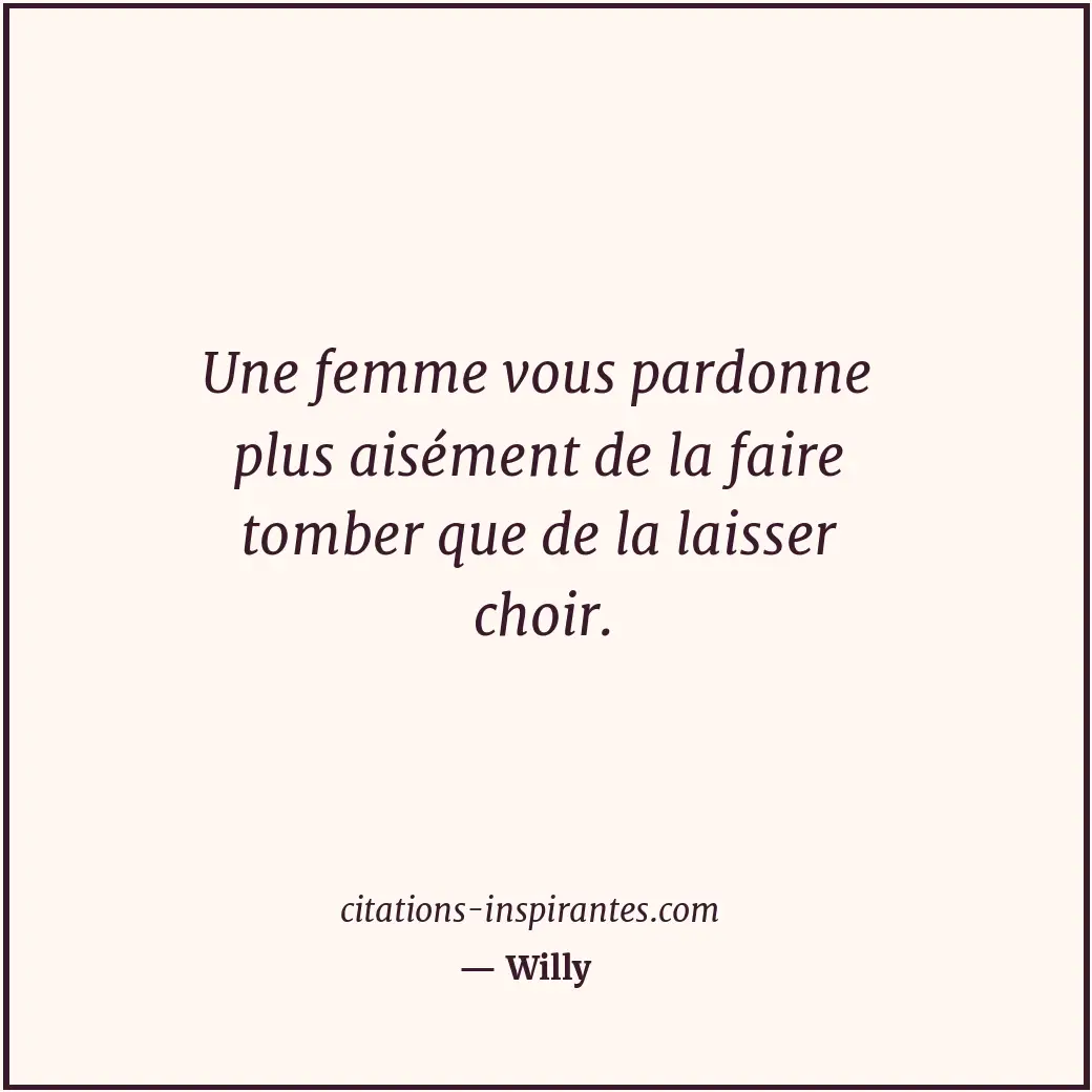 Citation de Willy