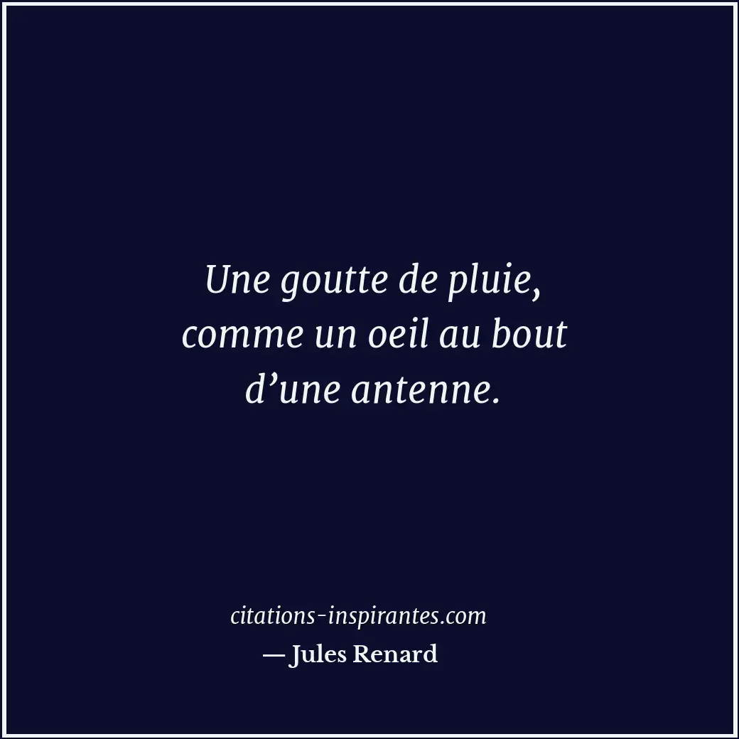Citation de Jules Renard
