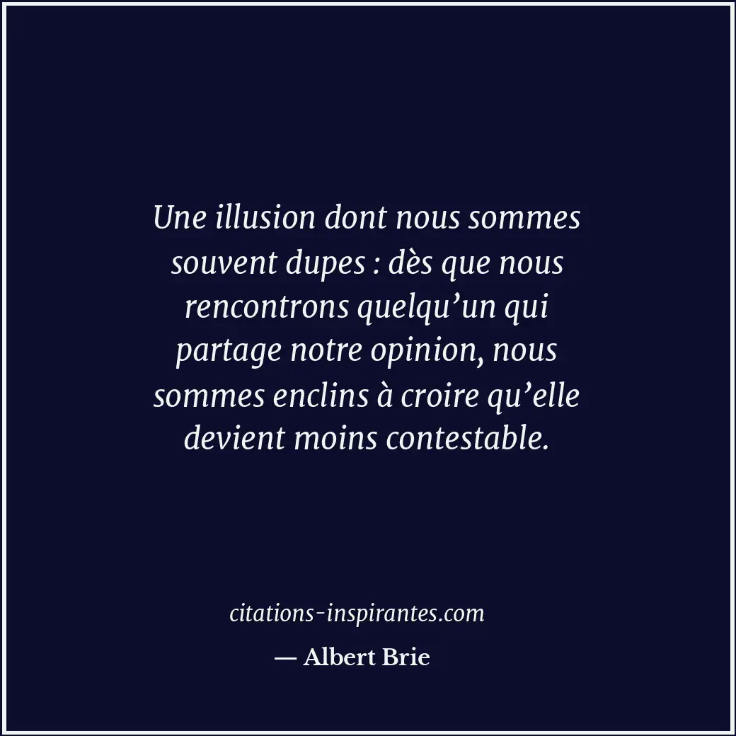Citation de Albert Brie