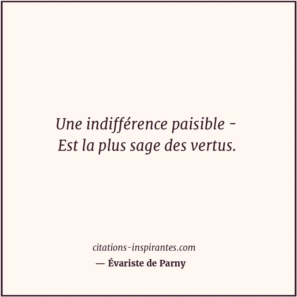 Citation de Évariste de Parny