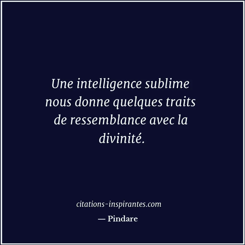 Citation de Pindare