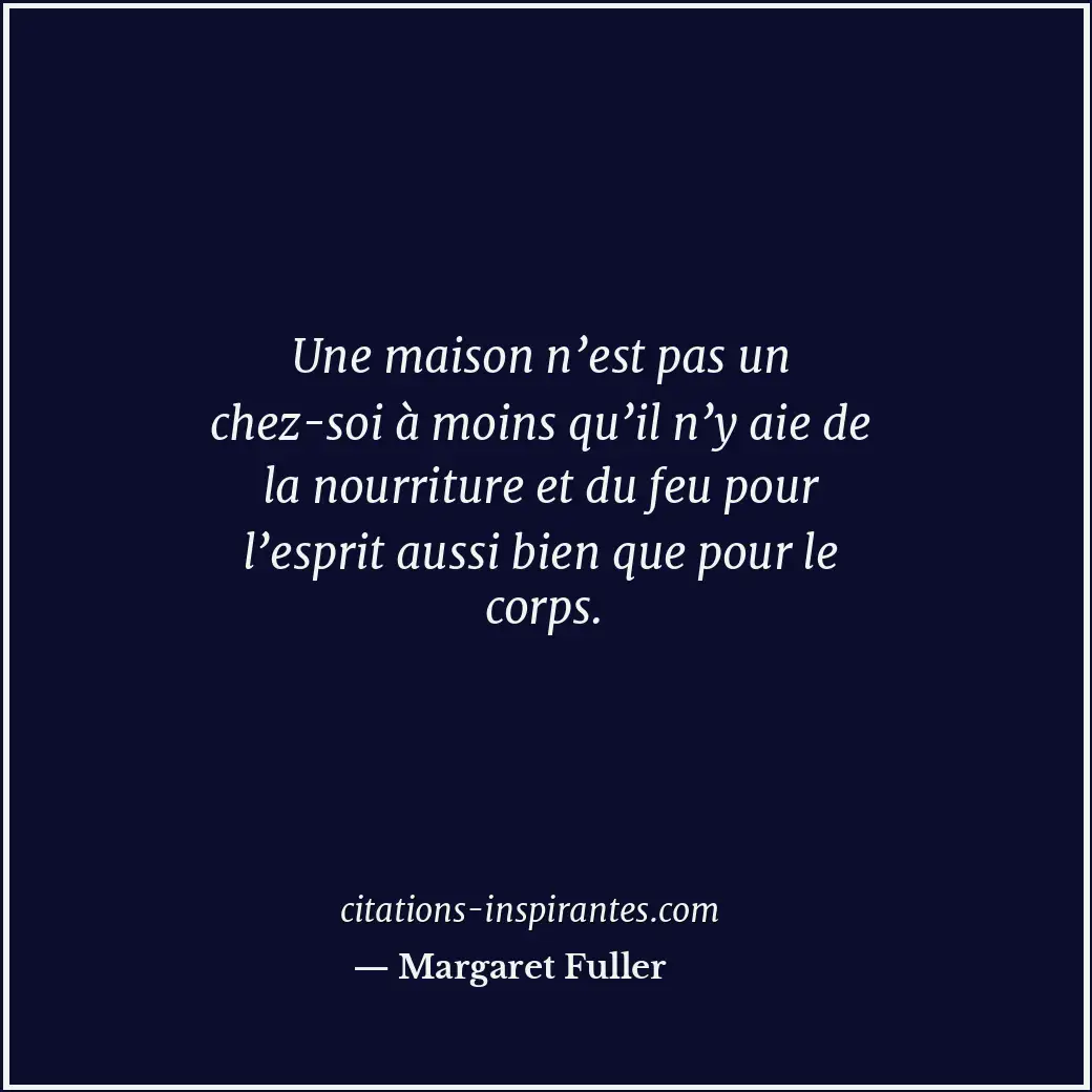 Citation de Margaret Fuller