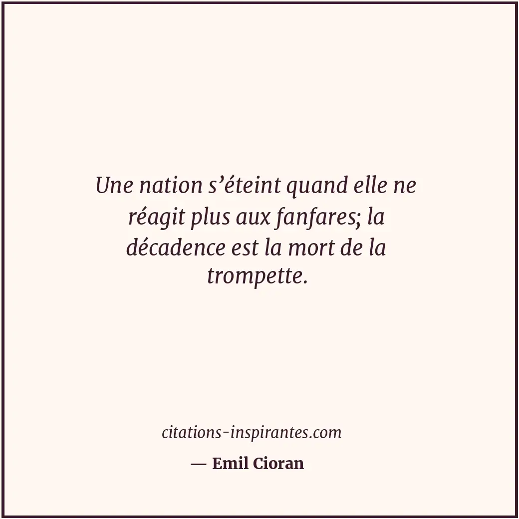 Citation de Emil Cioran