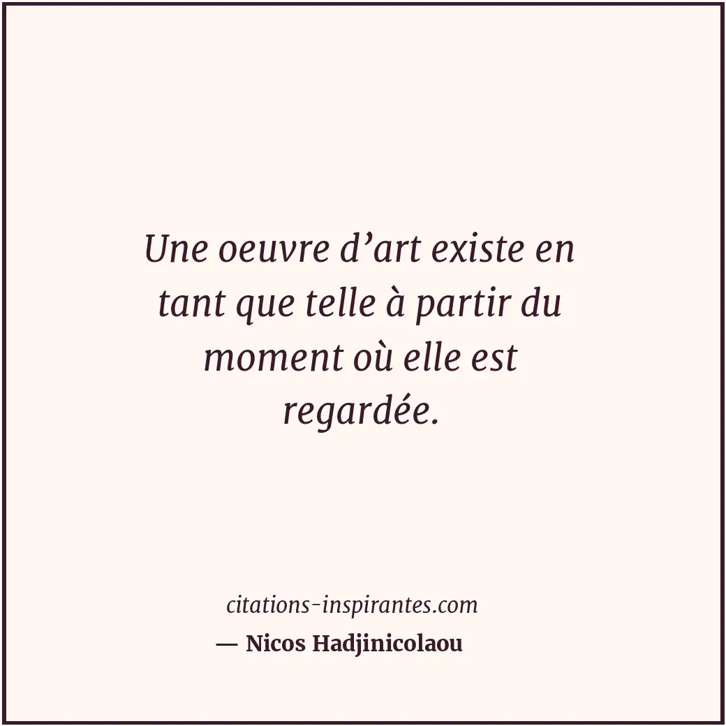 Citation de Nicos Hadjinicolaou