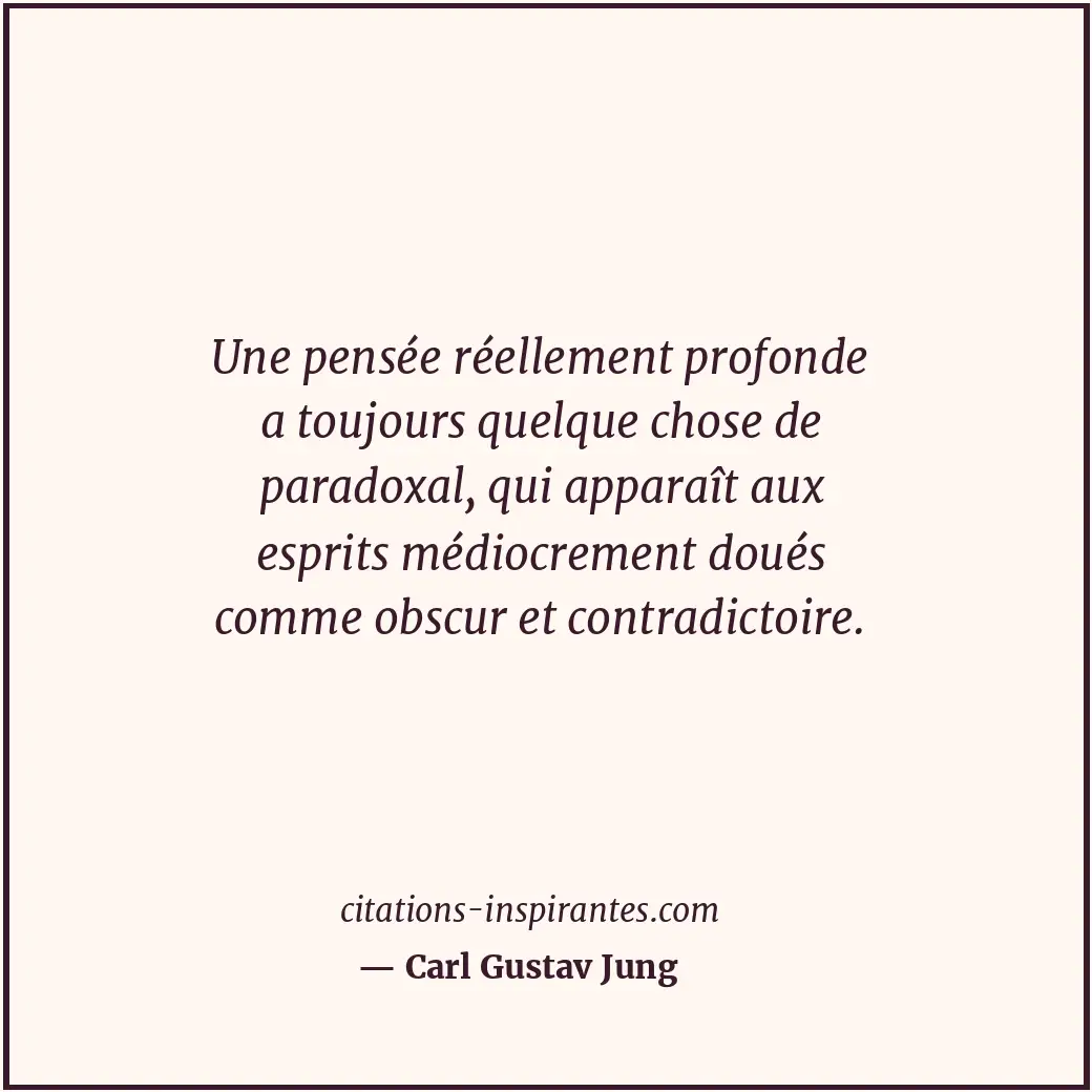 Citation de Carl Gustav Jung