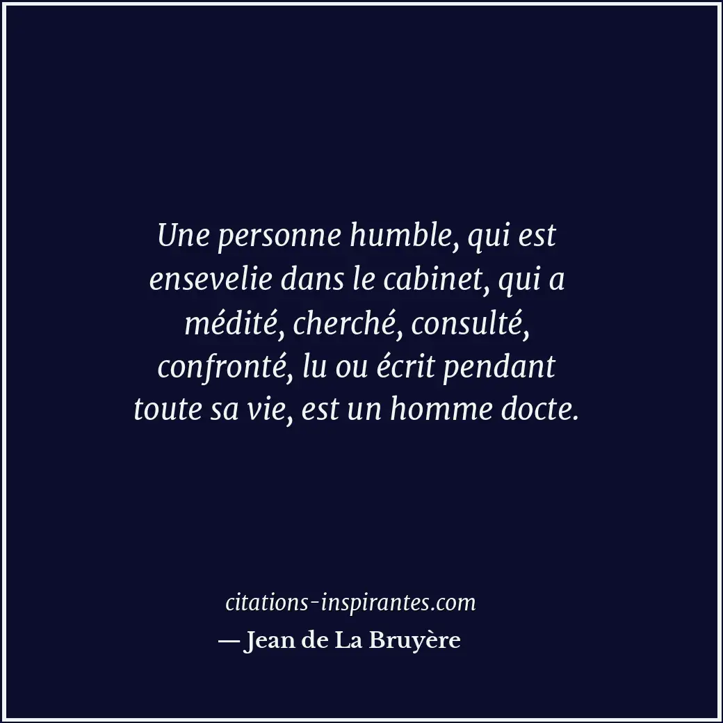 Citation de Jean de La Bruyère