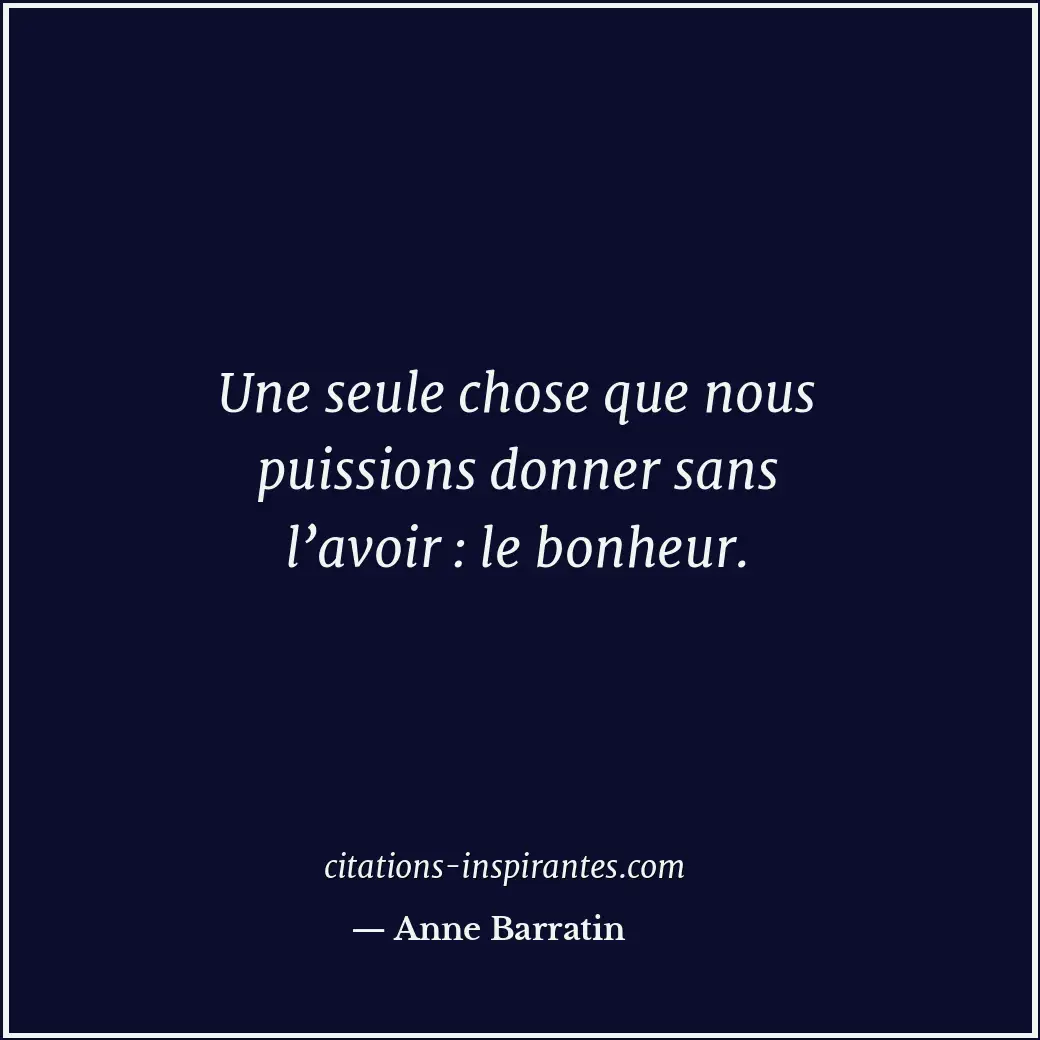Citation de Anne Barratin