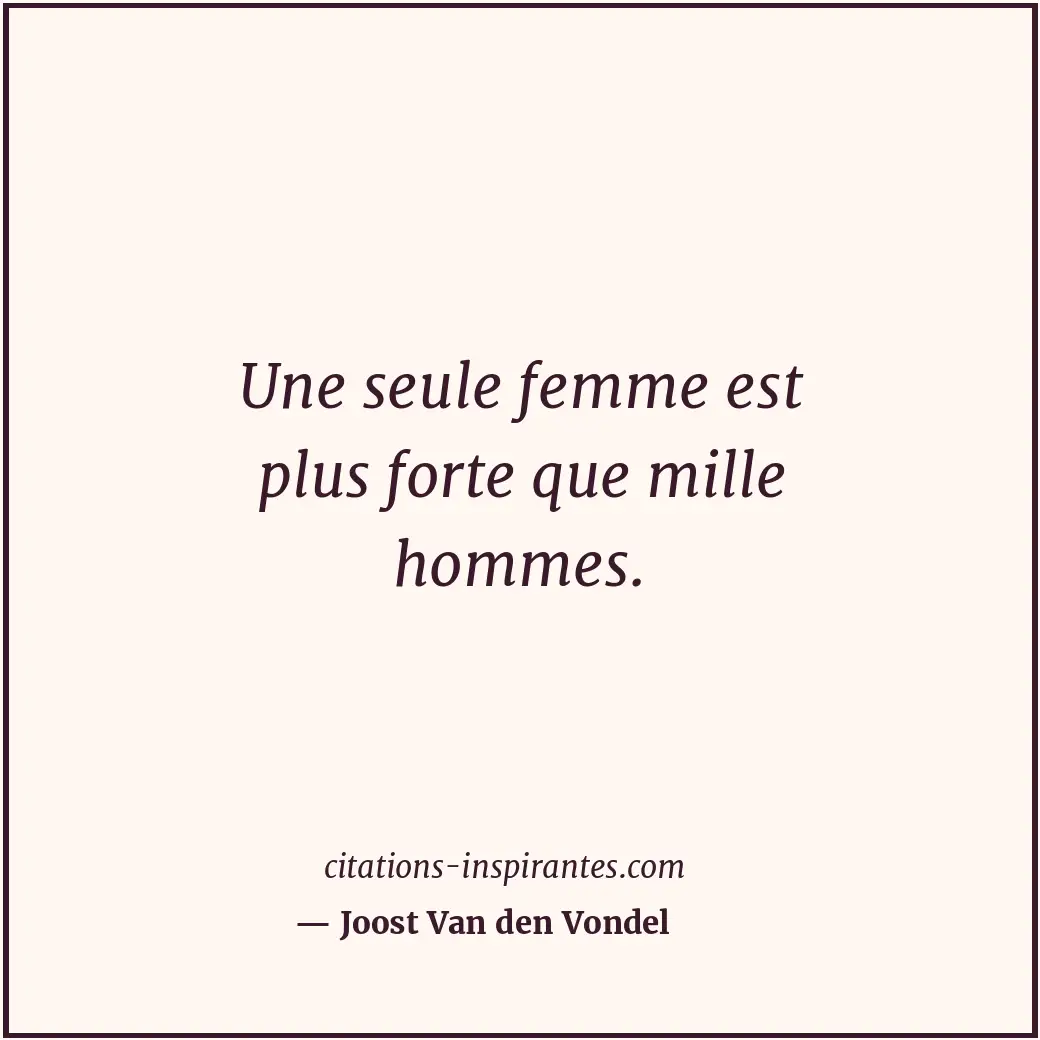 Citation de Joost Van den Vondel