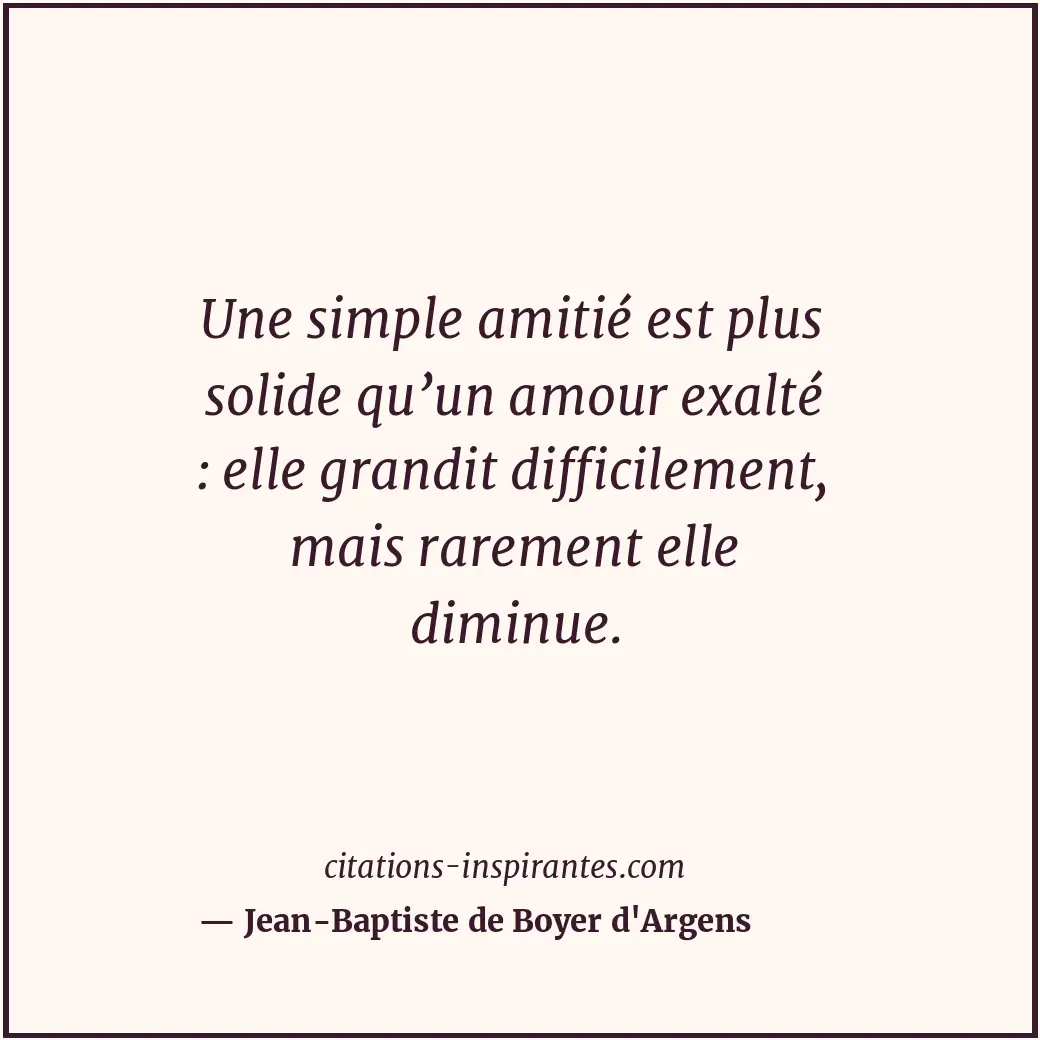 Citation de Jean-Baptiste de Boyer d'Argens